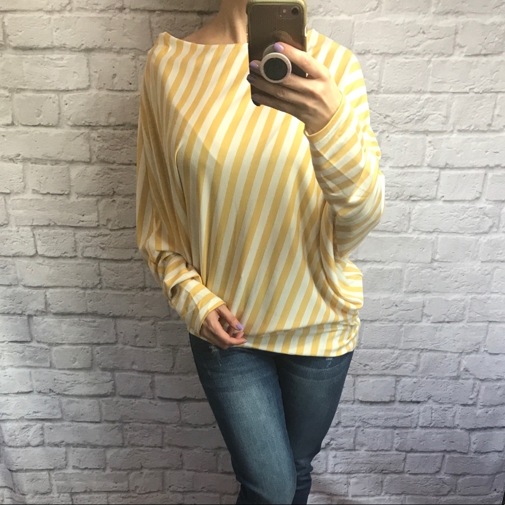 LAST ONE//🆕SPRING STRIPES in Mustard